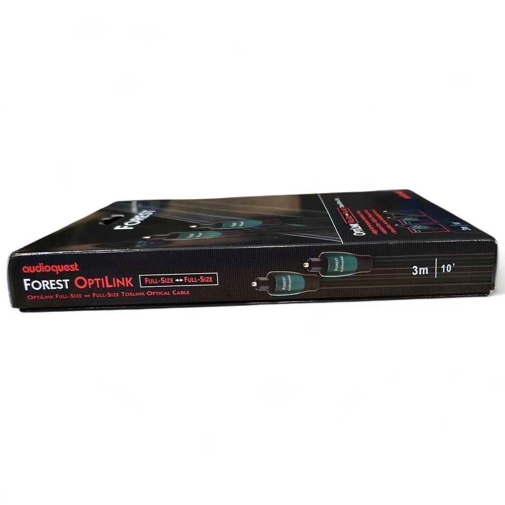 AudioQuest Forest OptiLink Optical Cable 3m 10ft Toslink Digital Audio High-Res